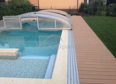 Obklad bazénu z wpc