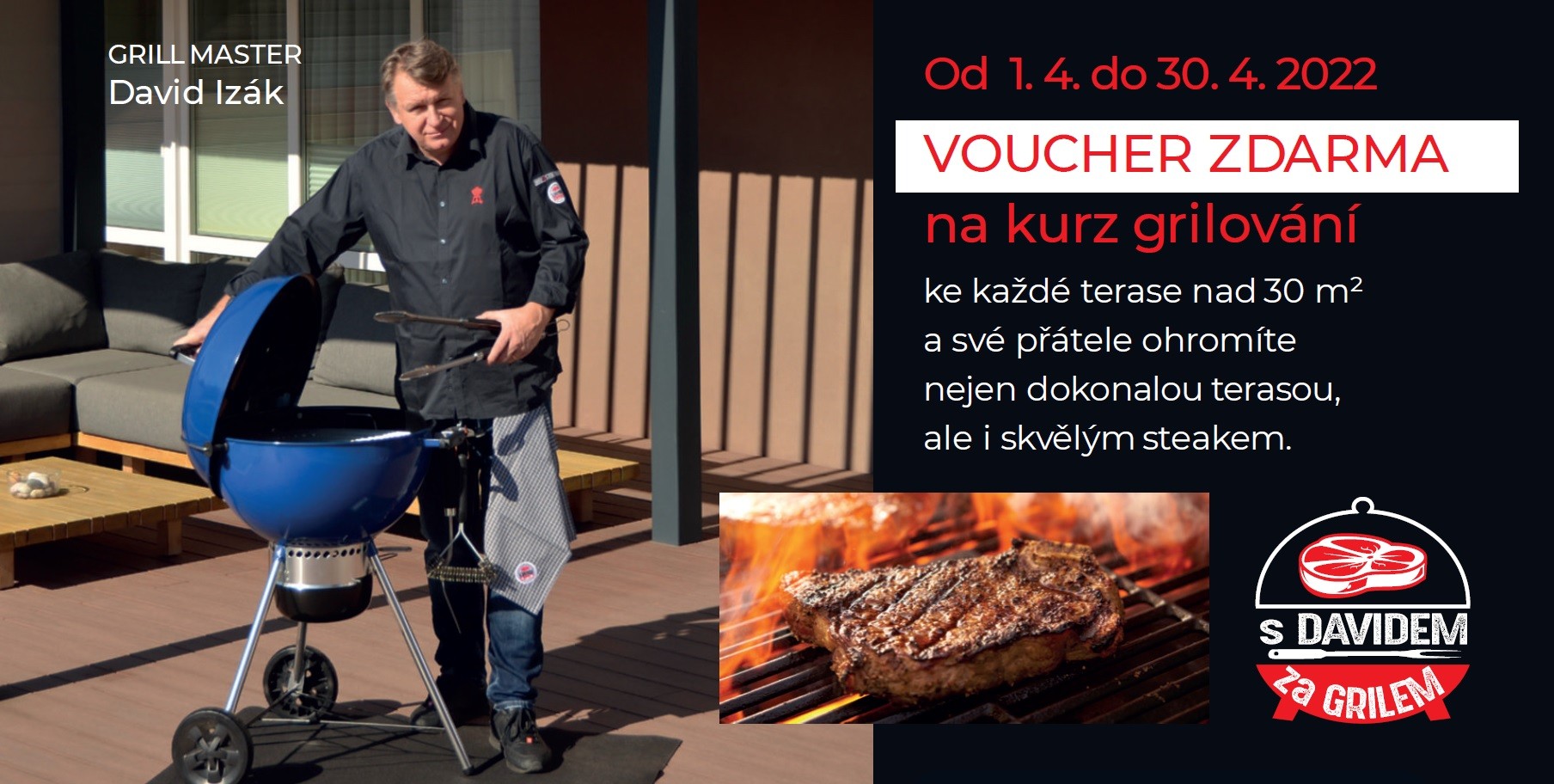 Voucher zdarma grilování