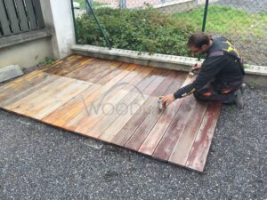 nátěr dřevěné terasy 2