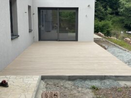 Realizace teras Woodparket, terasová prkna Authentic Teak, Náchod