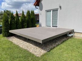 Realizace teras Woodparket, terasová prkna Forest Wenge