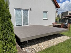 Realizace teras Woodparket, terasová prkna Forest Wenge