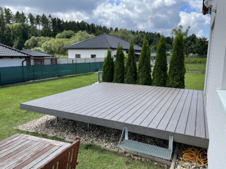 Realizace teras Woodparket, terasová prkna Forest Wenge