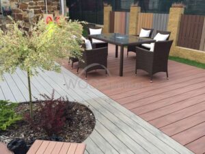 zahradní terasy z wpc, praha 4